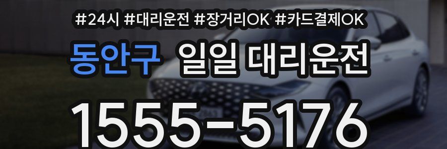 동안구 일일 대리운전