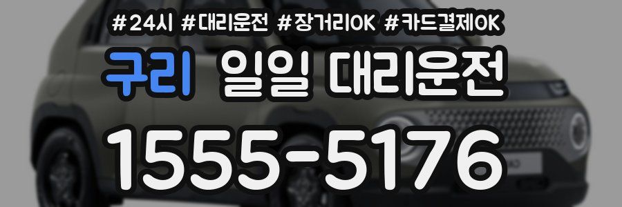 구리 일일 대리운전