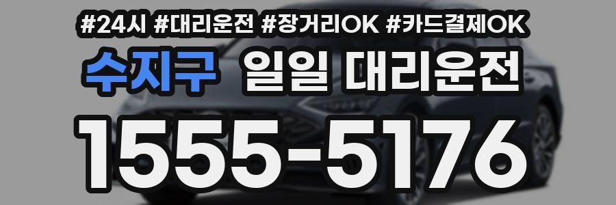 수지구 일일 대리운전