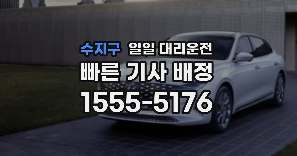 수지구 일일 대리운전