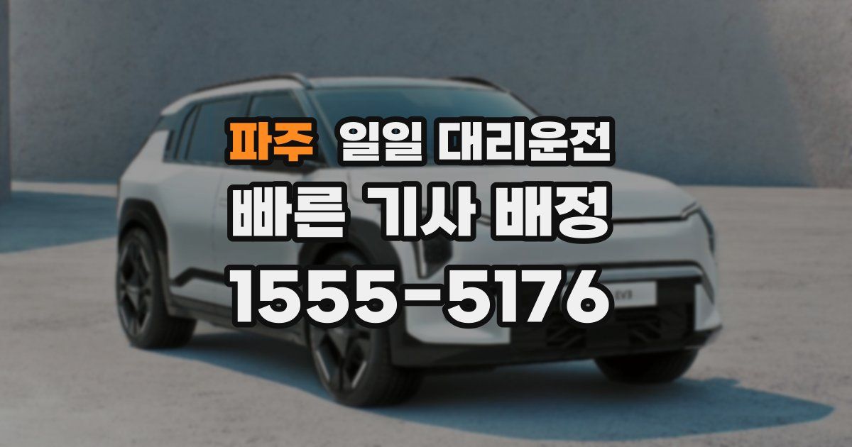 파주 일일 대리운전