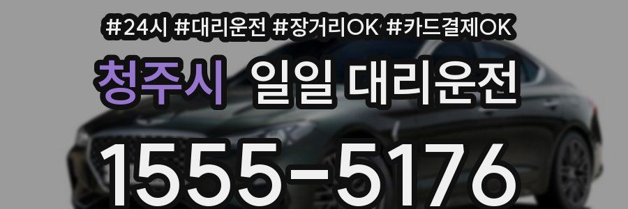 청주시 일일 대리운전