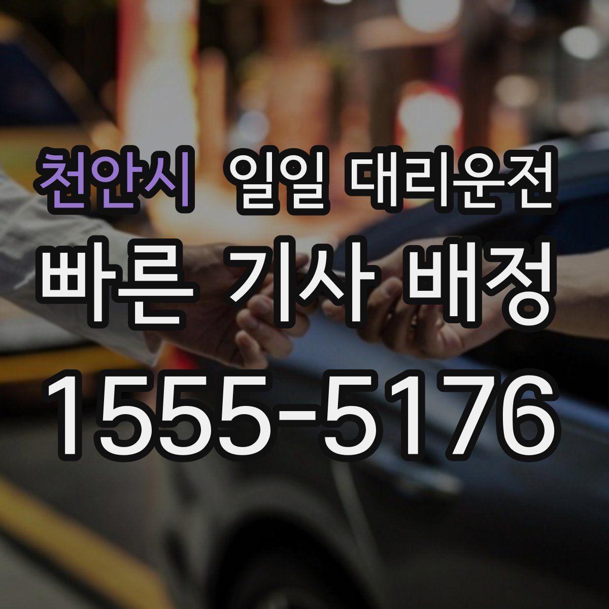 천안시 일일 대리운전