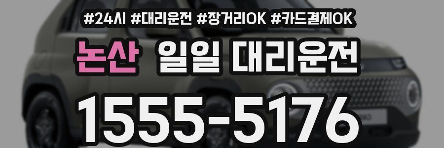 논산 일일 대리운전