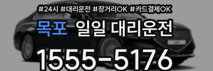 목포 일일 대리운전