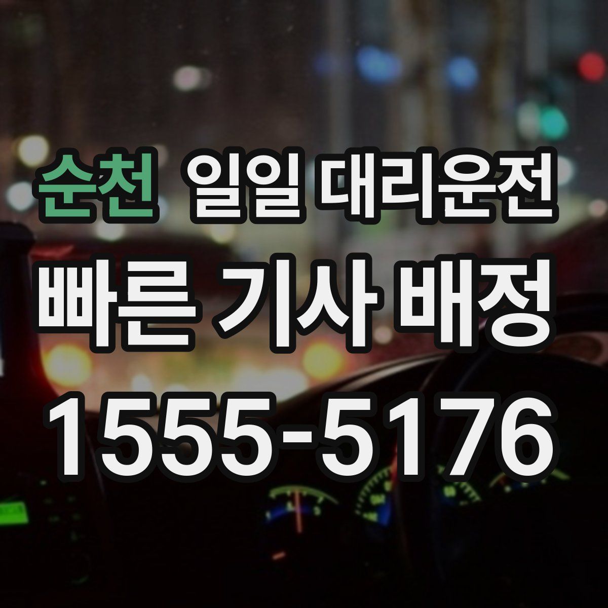 순천 일일 대리운전