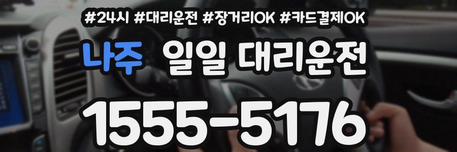 나주 일일 대리운전