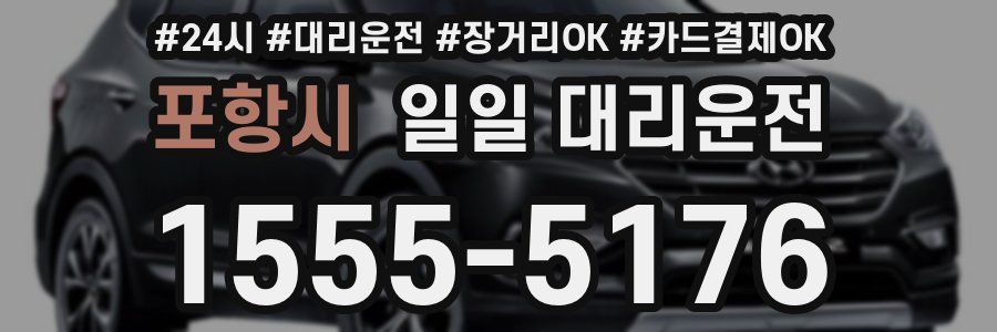 포항시 일일 대리운전