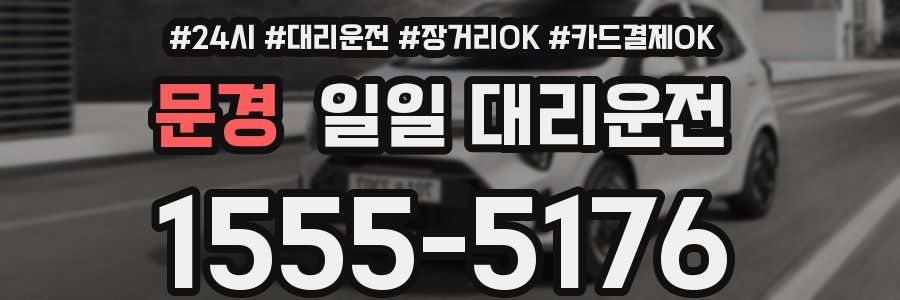 문경 일일 대리운전