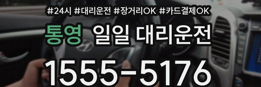 통영 일일 대리운전