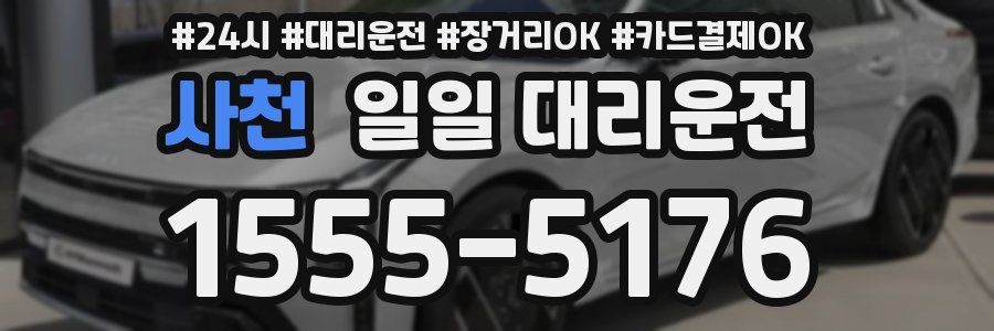 사천 일일 대리운전