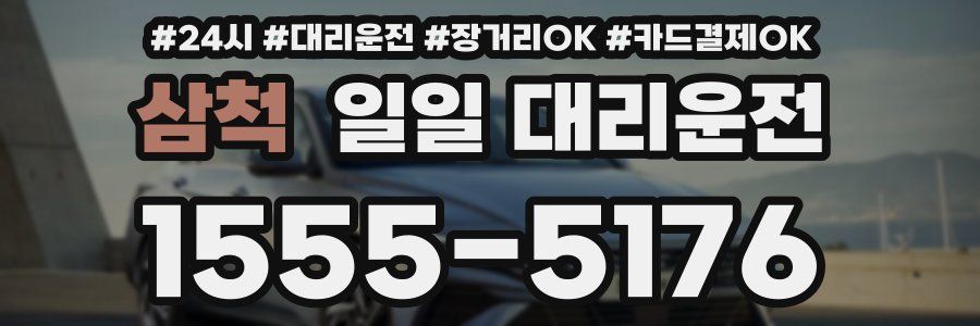 삼척 일일 대리운전
