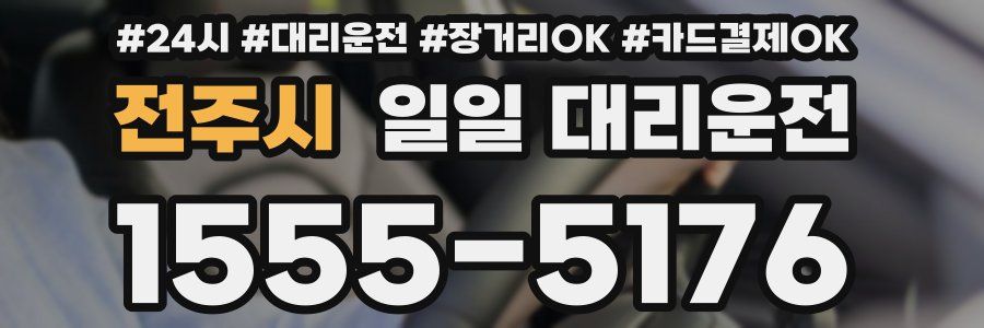 전주시 일일 대리운전