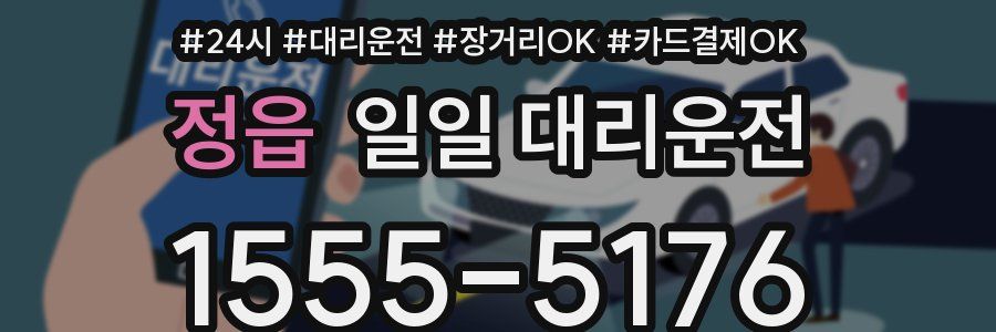 정읍 일일 대리운전