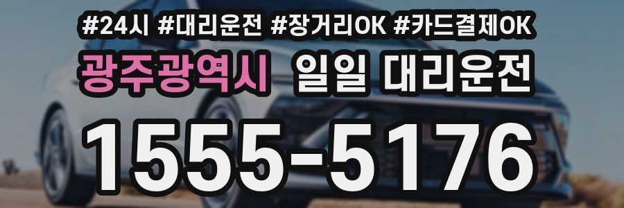 광주광역시 일일 대리운전