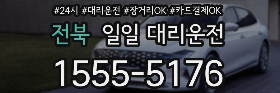 전북 일일 대리운전
