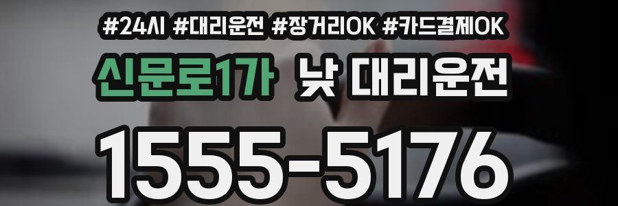 신문로1가 낮 대리운전