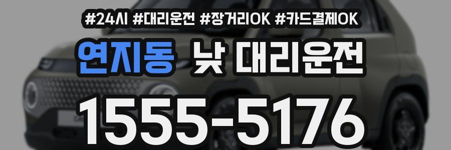 연지동 낮 대리운전