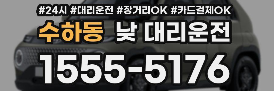 수하동 낮 대리운전