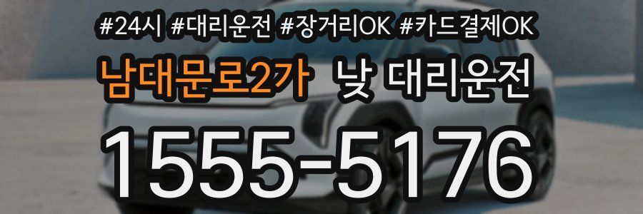 남대문로2가 낮 대리운전
