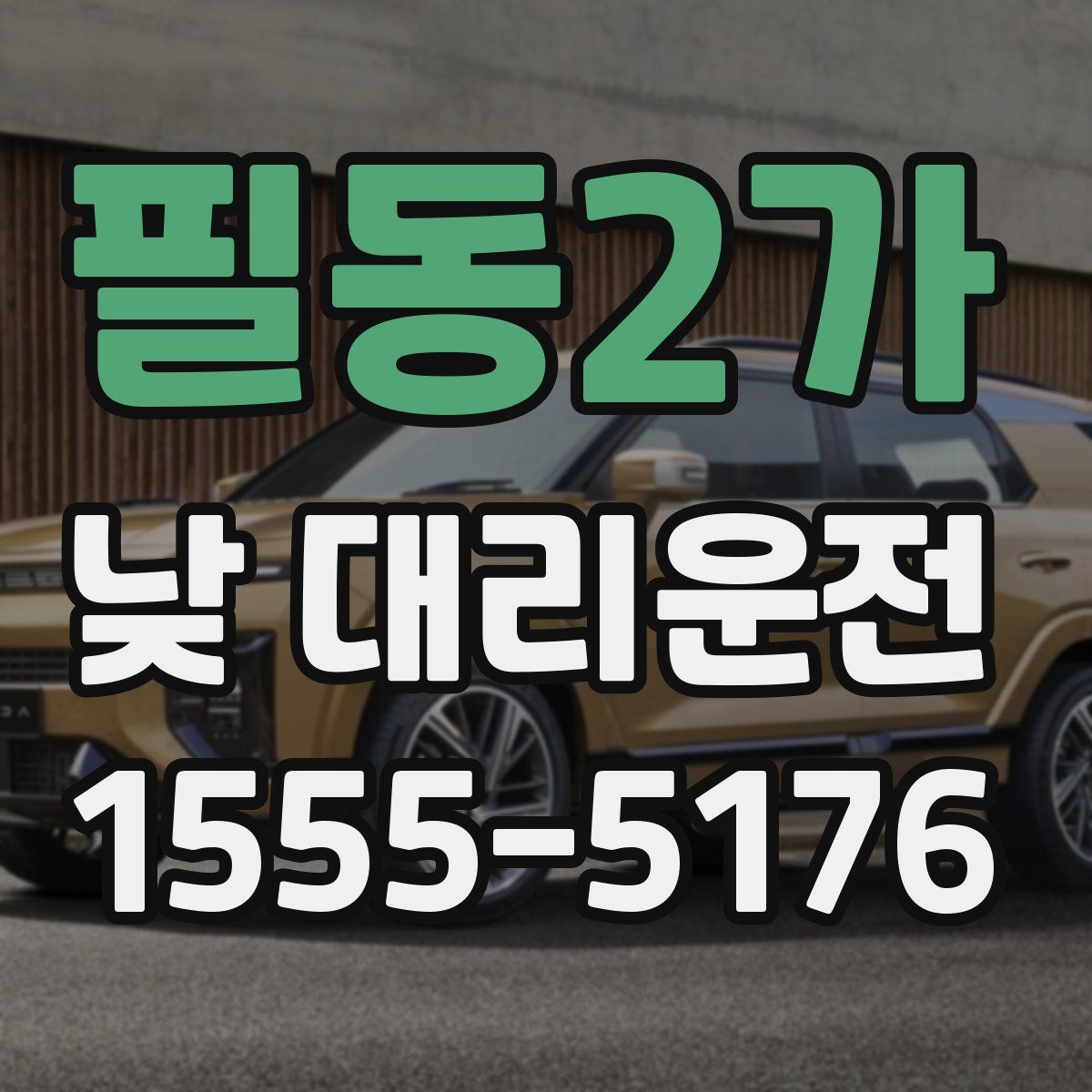 필동2가 낮 대리운전