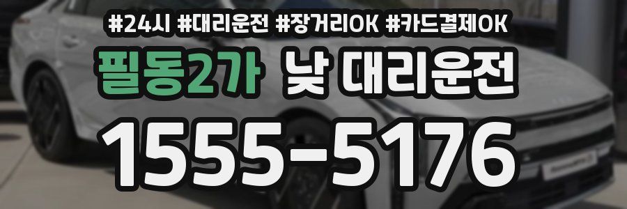필동2가 낮 대리운전