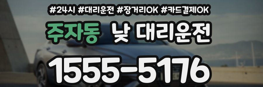 주자동 낮 대리운전