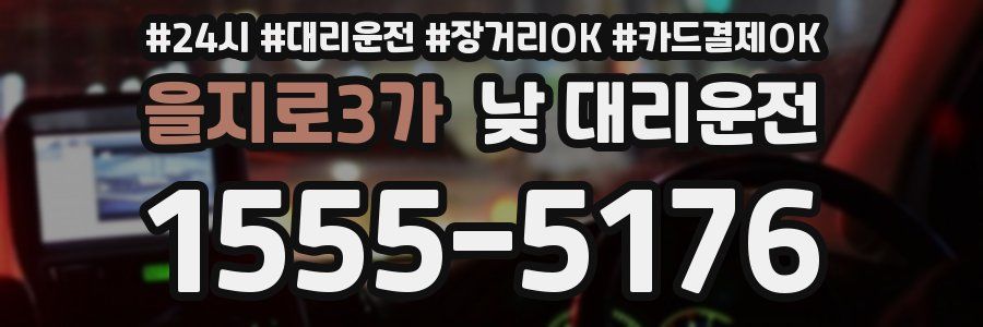 을지로3가 낮 대리운전