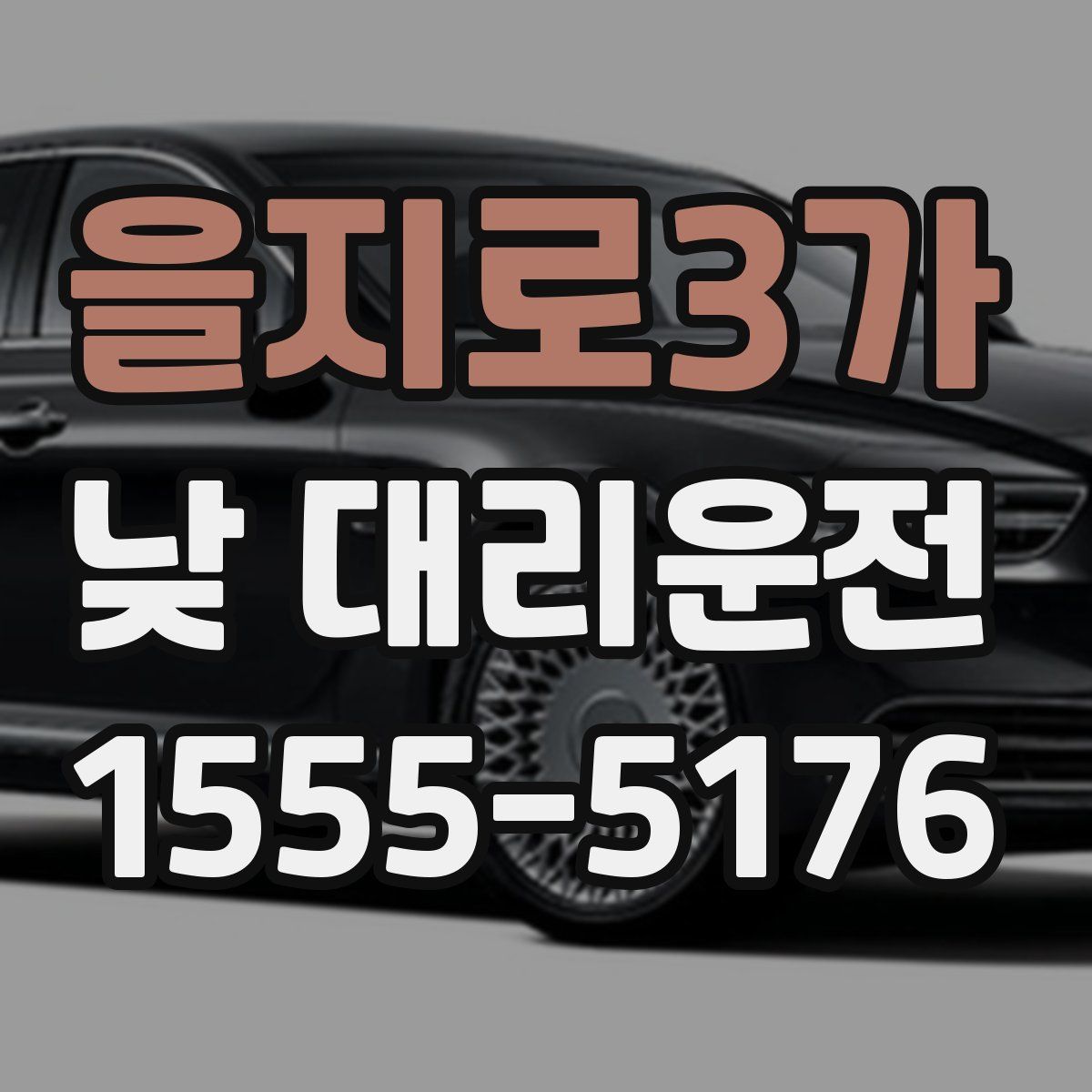 을지로3가 낮 대리운전
