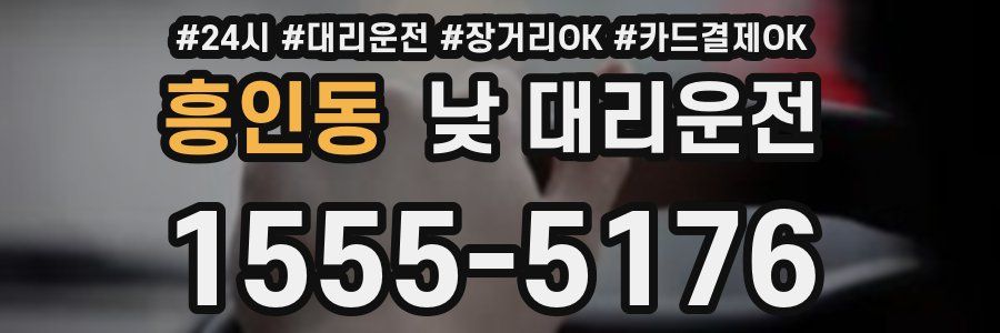 흥인동 낮 대리운전