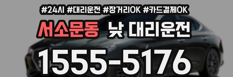 서소문동 낮 대리운전