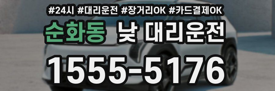 순화동 낮 대리운전