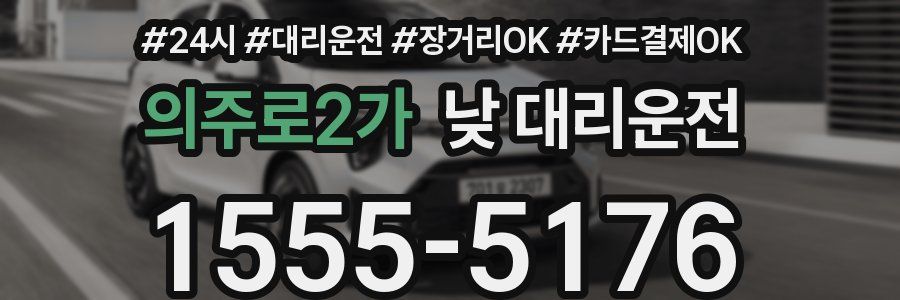 의주로2가 낮 대리운전