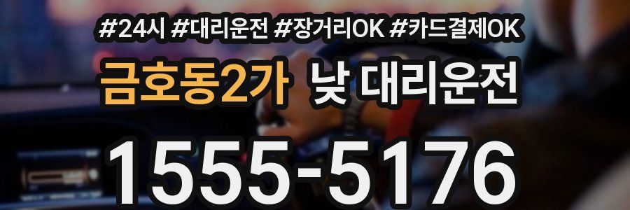 금호동2가 낮 대리운전