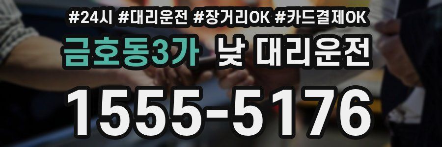 금호동3가 낮 대리운전