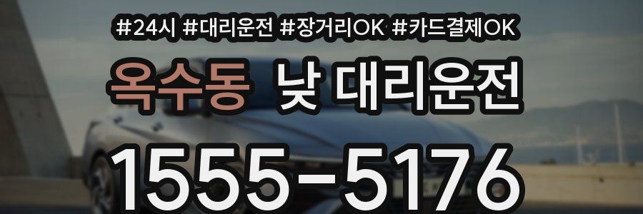 옥수동 낮 대리운전