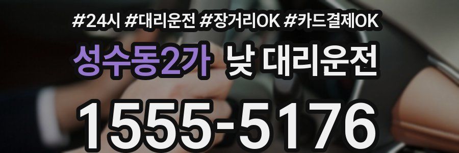 성수동2가 낮 대리운전