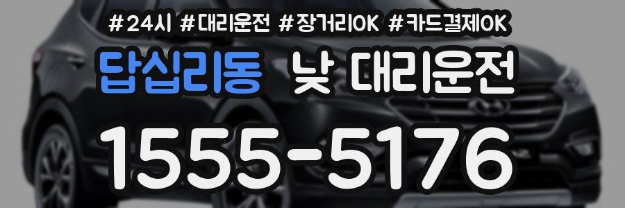 답십리동 낮 대리운전