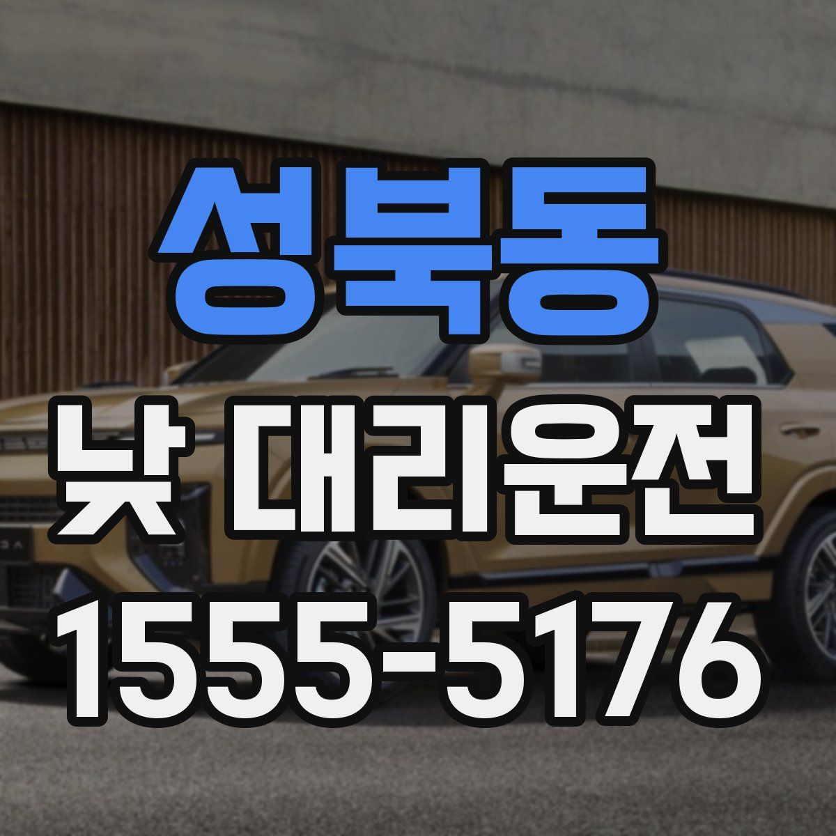 성북동 낮 대리운전