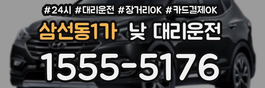 삼선동1가 낮 대리운전