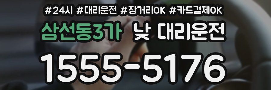 삼선동3가 낮 대리운전