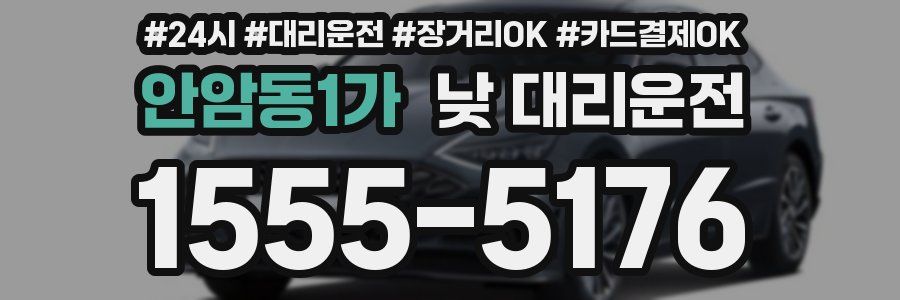 안암동1가 낮 대리운전