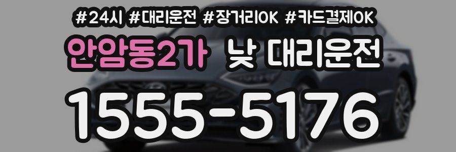 안암동2가 낮 대리운전