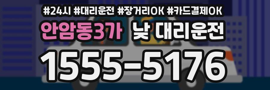 안암동3가 낮 대리운전