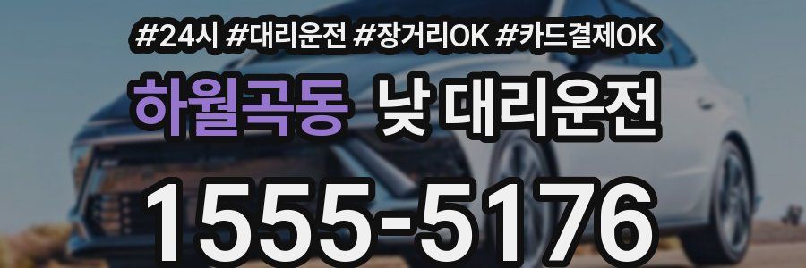 하월곡동 낮 대리운전