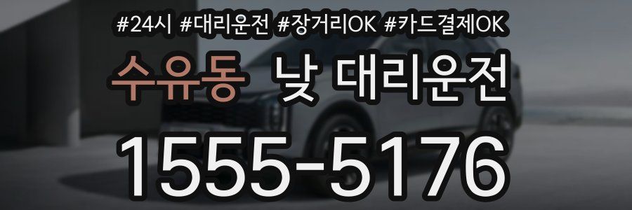 수유동 낮 대리운전
