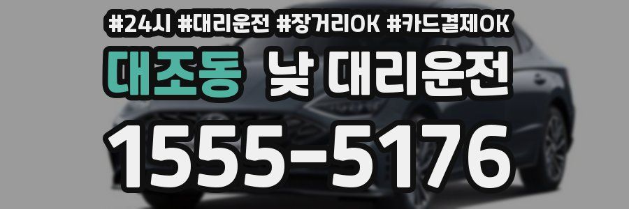 대조동 낮 대리운전