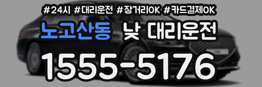 노고산동 낮 대리운전