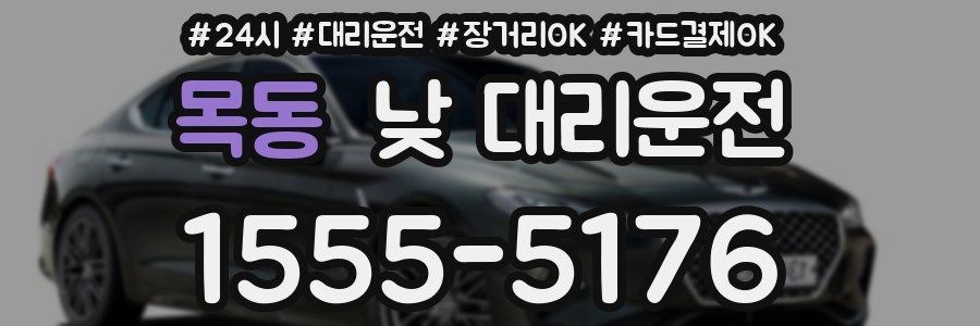 목동 낮 대리운전