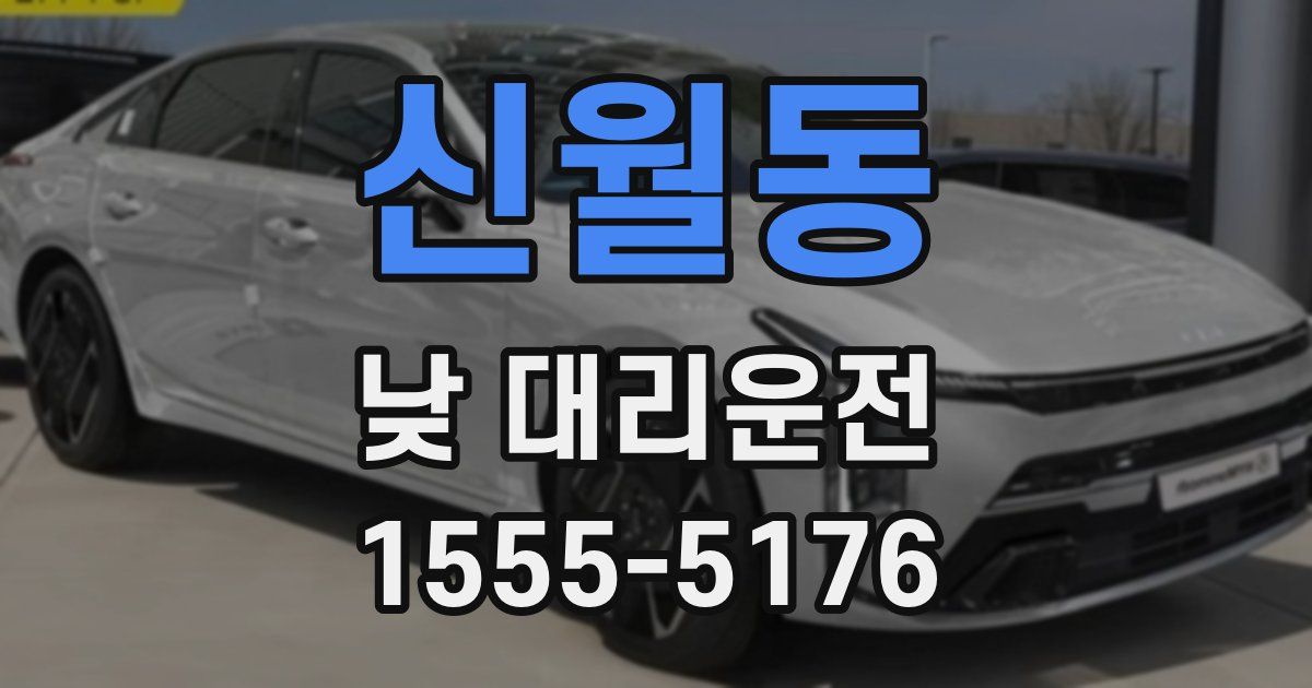 신월동 낮 대리운전